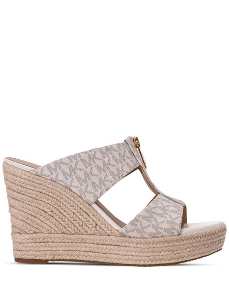 michael kors leather mules|Michael Kors women's mules.